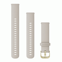 Quick Release Bands - 18MM - Light sand, light gold hardware - For Venu 2S - 010-12932-0D - Garmin